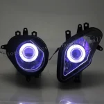 Motorcycle Accessory Headlamp Custom HID Projector LED Headlight Assembly For BMW S1000RR 2009-14 Faros Led Para Moto Head Light - Image 3
